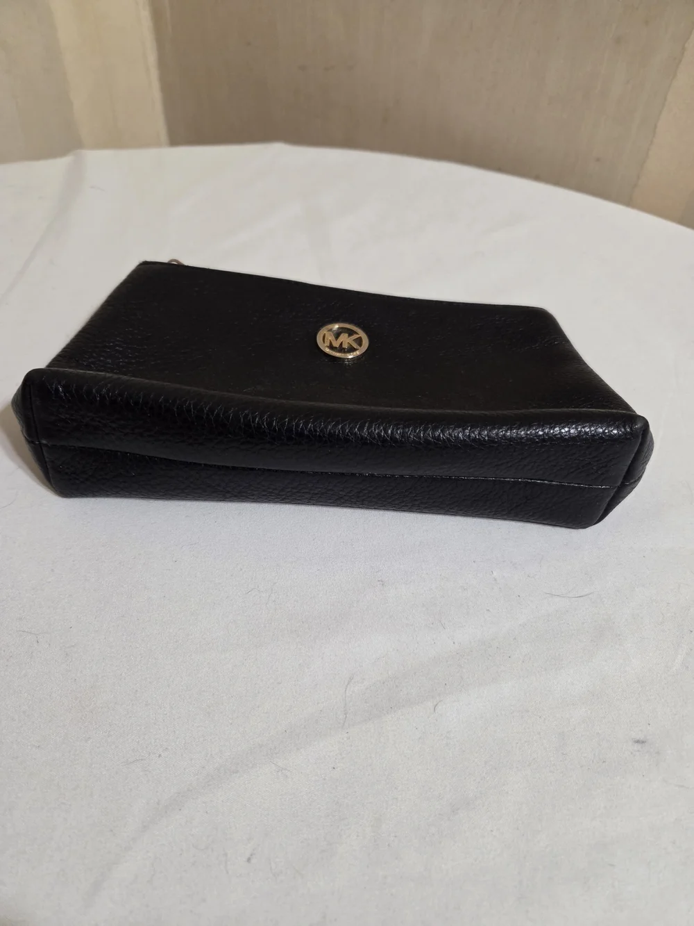 Michael Kors Black Pebbled Leather Clutch